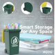 thumbnail image 5 of Wiosi Mini soporte para bolígrafo de basura para escritorio | Tiny Recycle Bin Portalápices verde y azul, paquete de 2 | Almacenamiento para lápices y bolígrafos | Papelería de Oficina para Organizar, 5 of 5