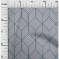 thumbnail image 2 of oneOone Cotton Poplin Gray2 Fabric Geometric Diy Clothing Quilting Fabric Print Fabric By Yard 56 Inch Wide, 2 of 5