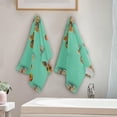 thumbnail image 4 of Gingerbread Man with Lollipop Hand Towels 2 PCS, Merry Christmas Kitchen Towel Ultra Soft and Highly Absorbent,Decorative Fingertip Face Towel for Bathroom Hotel, 28.3"x 14.4", 4 of 6