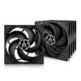 thumbnail image 1 of ARCTIC P14 PWM PST (5 Pack) - 140 mm Case Fan with PWM Sharing Technology (PST), Pressure-optimised, Computer, Fan Speed: 200-1700 RPM - Black, 1 of 8