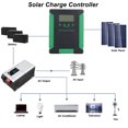 thumbnail image 4 of Controlador solar MPPT Pantalla LCD Regulador de carga de panel fotovoltaico de alta eficiencia 12V 24V 36V 48V, 4 of 8