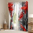 thumbnail image 3 of Homewish Paris Eiffel Tower Curtains Pack of 2 (42x84 Each),Oil Painting Curtains Blackout,Romantic Valentine'S Day Bedroom Curtains For Girls Teens,Ultra Soft Home Decor, 3 of 6
