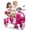 Rose, variant on Xuanlur 12V Kids Electric Motorcycle, 3 Wheel 2 Seater Ride on Motorcycle w/Remote Control, 25W*2 Motors Electric Motorcycle w/Big Storage Box, Music, Horn, Light, Ride on Toys for Kids 3-8, Rose