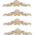 thumbnail image 1 of Molduras decorativas talladas en madera Sincero Juego de 4 20x5x0,8 cm, 1 of 5