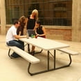 thumbnail image 2 of Lifetime 8-Foot Classic Folding Picnic Table, 2 of 8