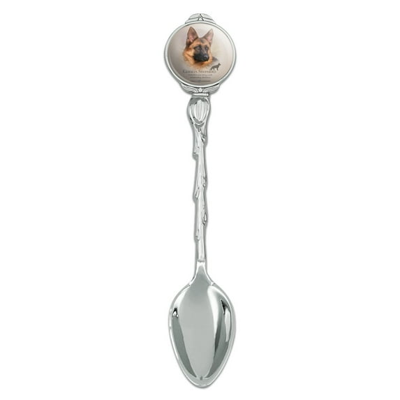 German Shepherd Dog Breed Novelty Collectible Demitasse Tea Coffee Spoon