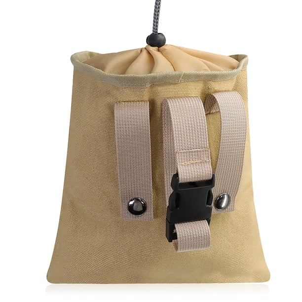 Bolsa de forrajeo de hongos de jardín Cinturón Bolsa de lona plegable Cintura colgante Organizador de almacenamiento de recolección impermeable, Caqui Guardurnaity HA008879-03