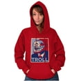 thumbnail image 4 of Funny Presidential Troll Face Meme Hoodie Sweatshirt Women Men Brisco Brands M, 4 of 6