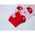 thumbnail image 7 of Girls Pajamas Sets Long Sleeve Ladybug Rainbow Pajamas 100% Cotton Kids Clothes Toddler Sleepwear 5T, 7 of 7