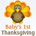 thumbnail image 2 of CafePress - Babys First Thanksgiving Ne Turkey Body Suit - Long Sleeve Cotton Baby Bodysuit, 2 of 4