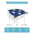 thumbnail image 5 of 4th of July Queen Size Down Alternative Comforter,Lightweight Comforter Quilt Bedding Set with Pillow Shams Independence Day American Flag Red Striped Blue Star Bed Comforter Duvet Insert 90"x96", 5 of 7