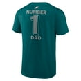 thumbnail image 3 of Men's Logo Athletic-Midnight Green Philadelphia Eagles #1 Dad Jersey T-Shirt, 3 of 3