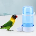 thumbnail image 2 of maskred Easy-To Bird Water Drinker Feeder Non-toxic And Safe Plastic Automatic Feeding Clear Blue, 2 of 6
