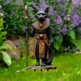 thumbnail image 2 of Uiz Merueh Cat Garden Statues Garden Accessories Outdoor Decor for Patio, House, Garden, Yard Supplies, 2 of 5