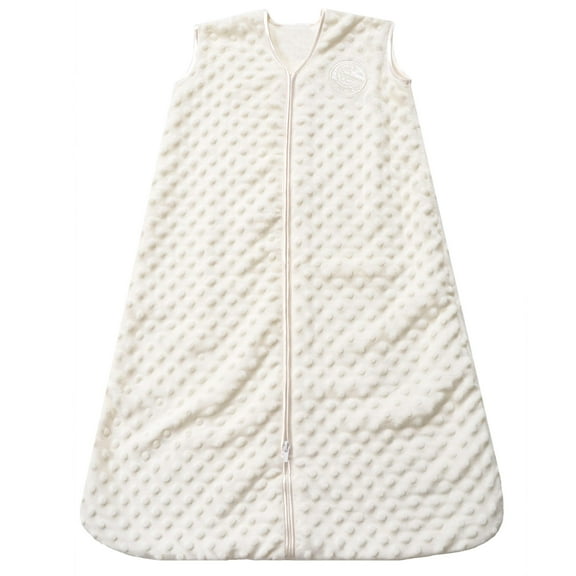 HALO SleepSack Wearable Blanket, Plushy Dots Velboa, Cream, Unisex, Infant, Medium, 6-12 Months
