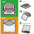 thumbnail image 3 of Basketball Rebounder Multi-Sport Training Rebound Net Basketball Return Attachment Suit for Soccer Ball Pickleball Baseball Passing Shooting Practice, 3 of 17
