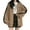 Khaki, variant on Women Blouses Elegant Casual Winter Fall Oversized Hooded Long Sleeve Bubble Drop Shoulder Zipper Graphic Leisure Polyester Hoodies Hoodie(Khaki,XL)