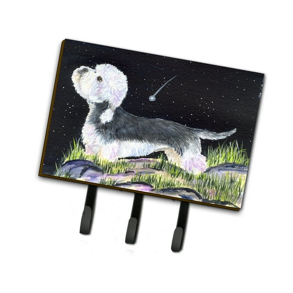 Carolines Treasures SS8486TH68 Starry Night Dandie Dinmont Terrier Leash or Key Holder Triple multicolor