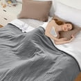 thumbnail image 2 of Ataucjin Heated Blanket Electric Throw,Heated Throw Electric Blanket,Soft Flannel & Sherpa Waffle Heating Blanket With 5 Heating Levels & 4 Hours Auto Off,Machine Washable For Couch Home Office, 2 of 8