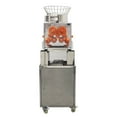 thumbnail image 1 of Commercial Automatic Orange Lemon juicer Citrus Juice Squeezer with Residue Collecting Barrel and Wheels, 1 of 18