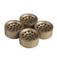 thumbnail image 3 of Llantas de rueda de 1,9 pulgadas, de 4 piezas de aluminio CNC resistente para 1:10 RC Crawler 4 Axial SCX10 D90 D110 Bronce Yotijar Llantas de rueda de coche RC, 3 of 10