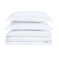 thumbnail image 4 of Cannon Heritage Solid 3-Piece King Duvet Set in White, Polyester , Adult, All Season, OEKO-TEX Certified, 4 of 6