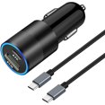 TRAHOOUSB C Fast Car Charger, Power Charging Adapter 20W PD 3.0 Rapid