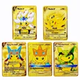thumbnail image 1 of 5Pcs Card Metal Pokémon Letters Venusaur Vmax Charizard Pikachu Gx Blastoise Gold Iron Cards Anime Games Kids Toys Gifts, 1 of 5