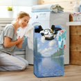 thumbnail image 5 of Yayeee Freestanding Laundry Hamper with Handle Collapsible Large Storage Basket for Clothes, Blue Sky and River, 5 of 7