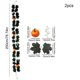 thumbnail image 3 of Pack de 2 guirnaldas de hoja de arce sintético | Vid artificial de 78,7" - hojas otoñales de plástico multicolor, decoración reutilizable para las fiestas de Halloween, acento de escaleras en la, 3 of 6