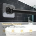 thumbnail image 5 of Prebene 4Pcs Adhesive Shower Curtain Rod Holder,Wall Mount Holder for Shower Curtain Rod(Rod Not Included), 5 of 6