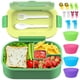 thumbnail image 1 of Fiambrera Bento TIME4DEALS a prueba de fugas de 1300 ml con 4 compartimentos, 1 of 7