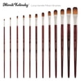 thumbnail image 7 of Creative Mark Mimik Kolinsky Watercolor Brush - # 16 Filbert - Long Handle Synthetic Paint Brush - Handmade in Germany - Synthetic Sable Paint Brushes for Professional Artists - Animal-Friendly, 7 of 7