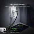 thumbnail image 5 of For Samsung Galaxy S23 FE 5G SM-S711 White 20W Fast Home Wall Travel Charger PD USB C & USB A - Wall Home Charger Only, 5 of 7