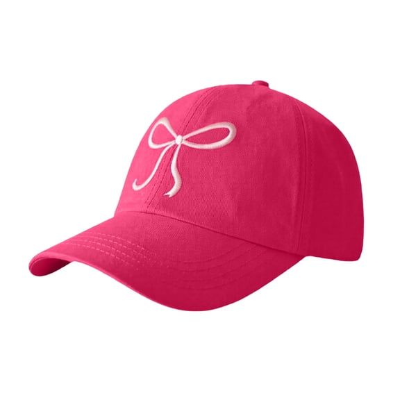 Mitankcoo Girls Baseball Cap Cute Embroidered Adjustable Snap Hats for Summer Casual Outing & Playing 2-10Y