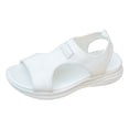 thumbnail image 6 of Dakaela Womens Orthopedic Sandals Ladies Recovery Sport Slip on Walking Shoes Comfortable Arch Support Summer Beach Casual Sandal for Plantar Fasciitis White 7, 6 of 7