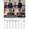 thumbnail image 6 of ZEFORTEX Men's Pajamas Set Long Sleeve Top with Plaid Pants Soft Sleepwear Loungewear, 6 of 6