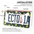 thumbnail image 4 of Lemon Leaf License Plate Frame, Decorative Aluminum Car Tag Frames, 2 Pack Universal Car License Plate Covers with 2 Holes and Screws, 4 of 7