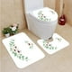 thumbnail image 1 of ABPHQTO Composición Floral Anémonas Hojas Juego de alfombras de baño de 3 piezas Alfombra de baño Alfombra de contorno y tapa de inodoro ABPHQTO Cont-CHAPPLE-21319, 1 of 2