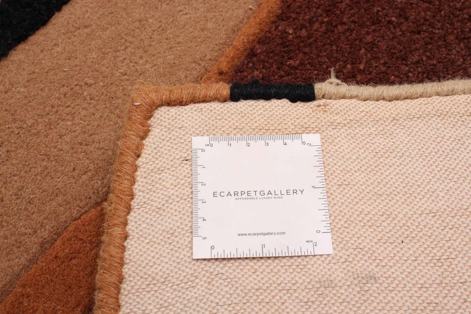 ECARPETGALLERY Timeless Dark Brown Rug 5'3" x 7'7"