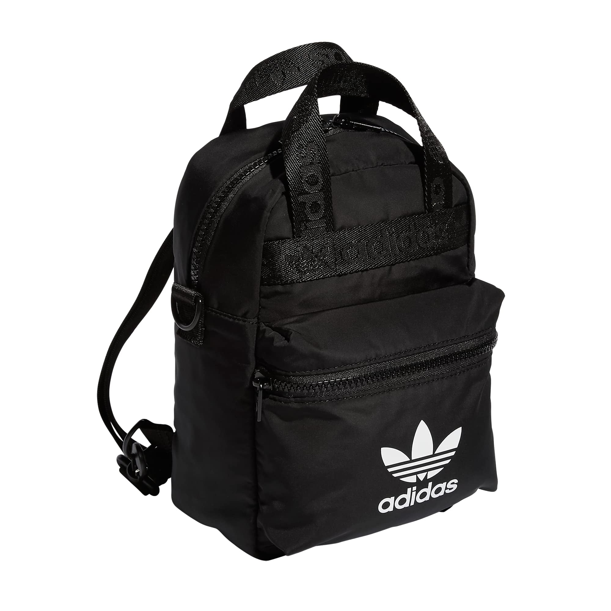 adidas Originals Micro Backpack Small Mini Travel Bag Black White One Size Walmart
