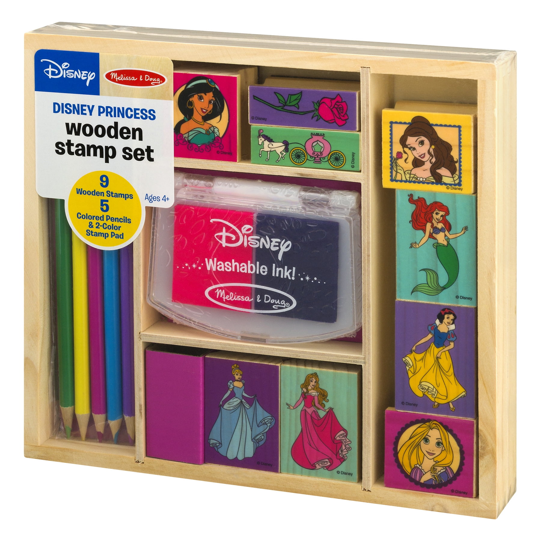 melissa and doug disney princess stamp set