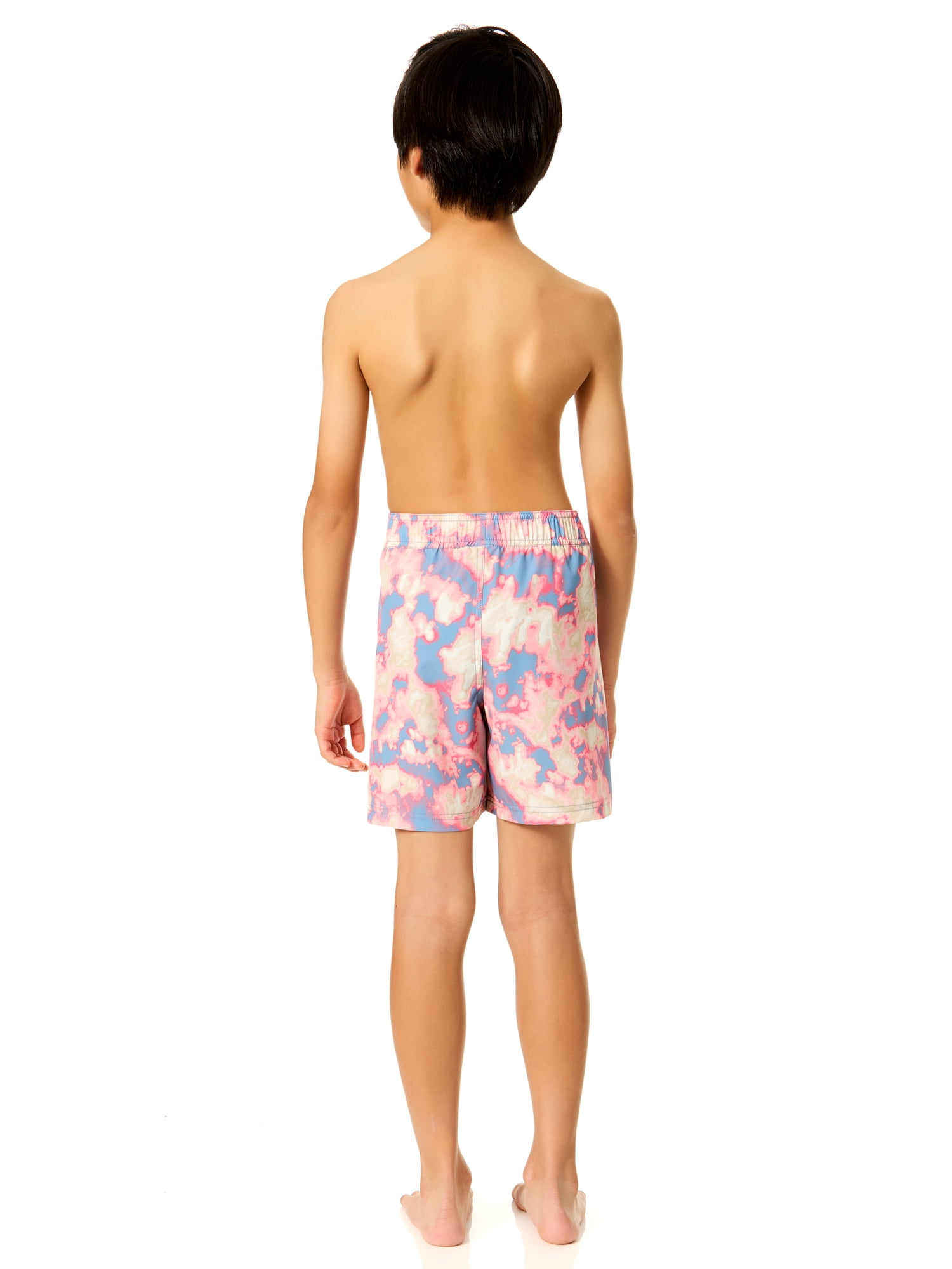 Rugged Shark Boys 5" Inseam Swim Trunks, Sizes 4-16