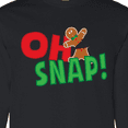 thumbnail image 4 of Inktastic Oh Snap Long Sleeve T-Shirt, 4 of 5