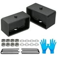 thumbnail image 2 of SPEEDWOW 3 inch Rear Lift Blocks Compatible with Chevy Silverado 1500 Sierra 1500, 3" Rear Leveling Kit for 1999-2023 Silverado 1500 Sierra 1500 with Extended Square U-Bolts, 2 of 7