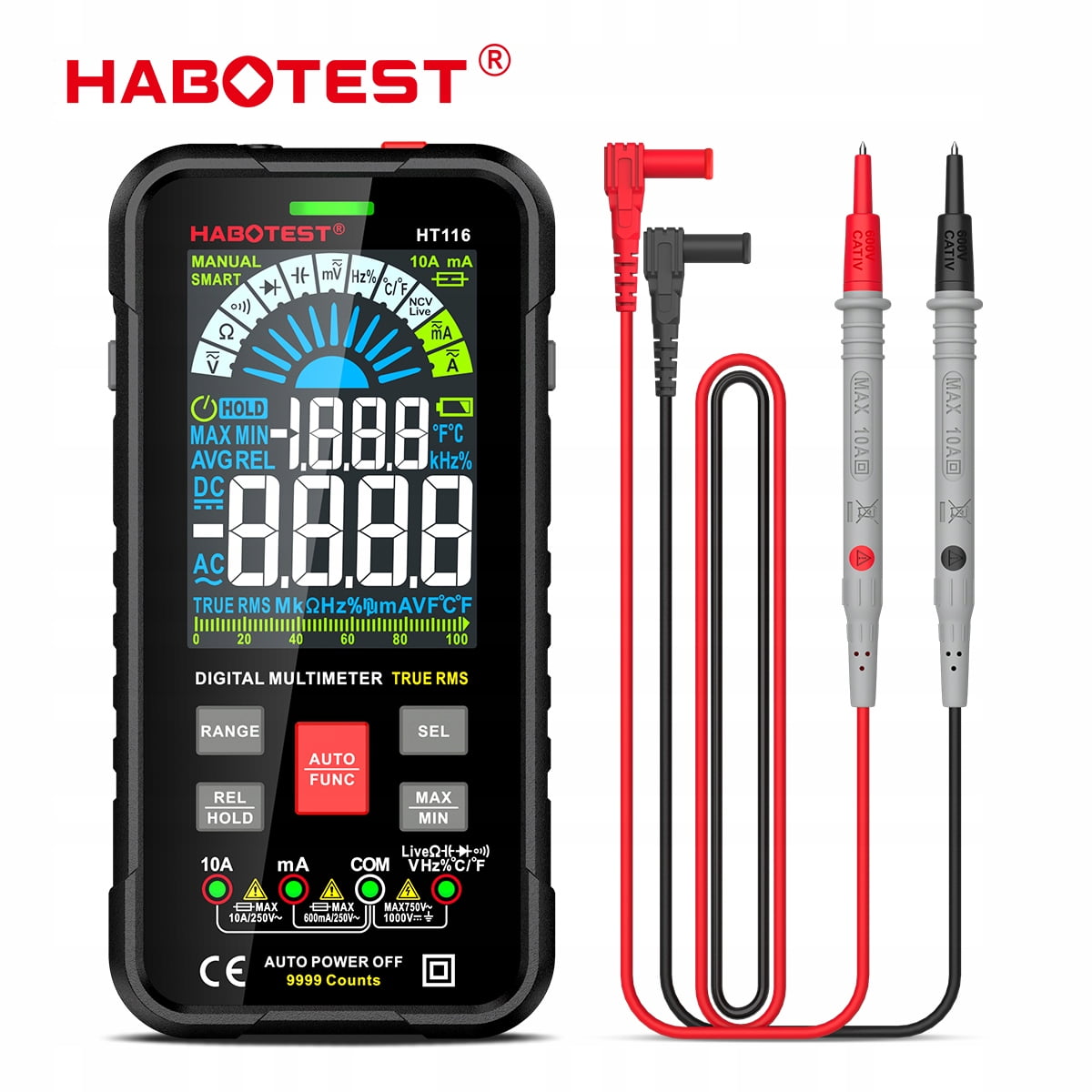 S10 Intelligent Digital Multimeter High precision Anti Burn Fully Automatic