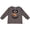 Charcoal Grey, variant on Inktastic Cute Smiling Snowman Face with Carrot Nose Boys or Girls Long Sleeve Toddler T-Shirt