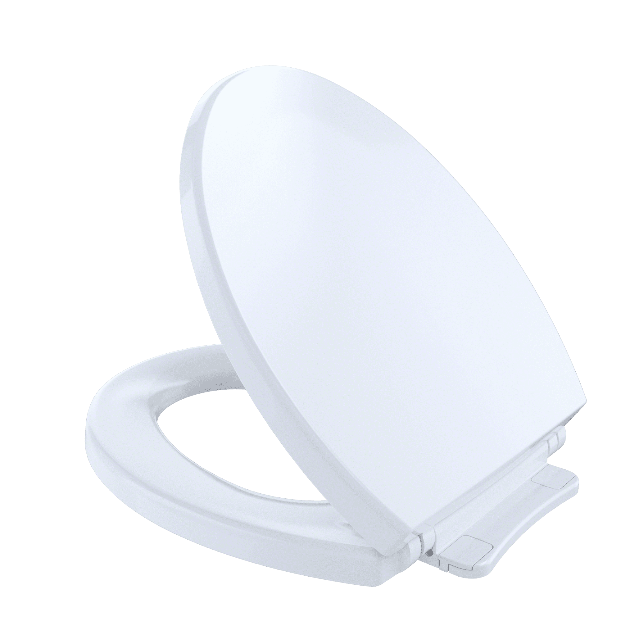 toilet seat with slow release lid
