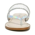 thumbnail image 2 of LifeStride Womens Radiant Glow Faux Leather Slip On Slide Sandals, 2 of 3