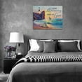 thumbnail image 5 of Beach Lighthouse Wall Art Coastal Sunset Sea Turtle Pictures Wall Decor Ocean Nautical Seascape Canvas Prints Paintings Modern Artwork Home Decorations for Bathroom Living Room Bedroom Office 16"x12", 5 of 5